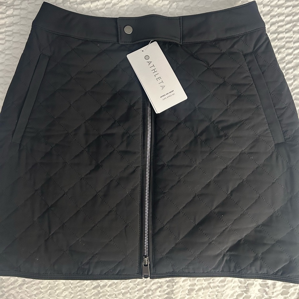 Athleta Black Apres Ski Skirt - Picture 2 of 4